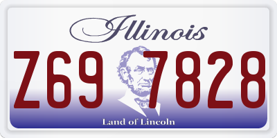 IL license plate Z697828