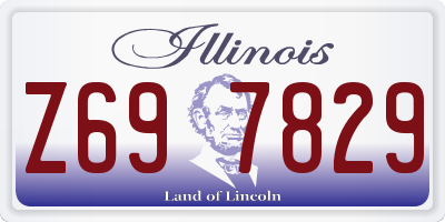 IL license plate Z697829