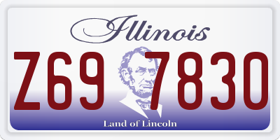 IL license plate Z697830