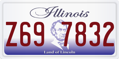 IL license plate Z697832