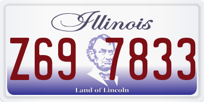IL license plate Z697833