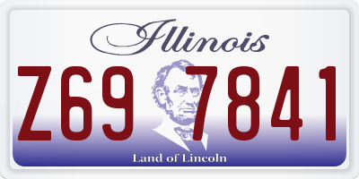 IL license plate Z697841