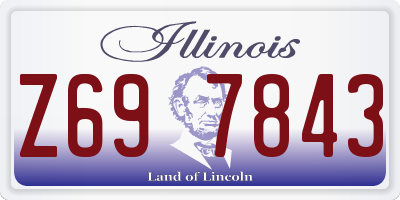 IL license plate Z697843