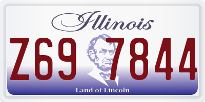 IL license plate Z697844