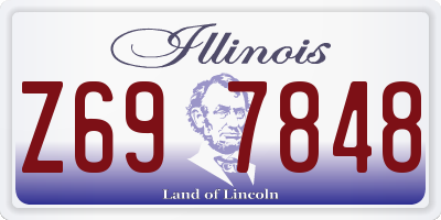 IL license plate Z697848