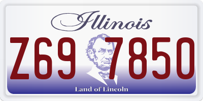 IL license plate Z697850