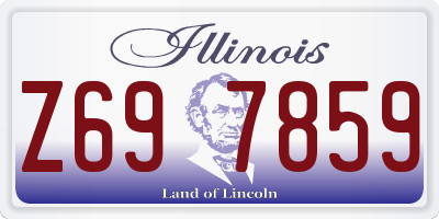 IL license plate Z697859