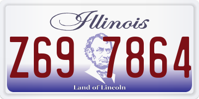 IL license plate Z697864