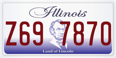 IL license plate Z697870