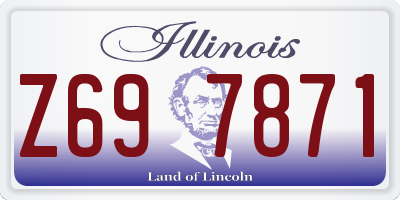 IL license plate Z697871
