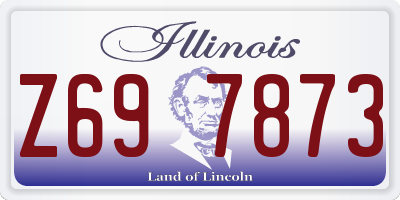 IL license plate Z697873