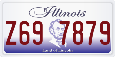 IL license plate Z697879