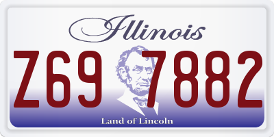 IL license plate Z697882