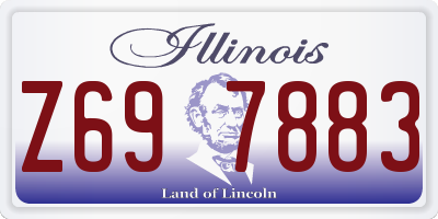 IL license plate Z697883