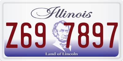 IL license plate Z697897