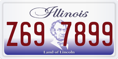IL license plate Z697899