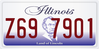 IL license plate Z697901