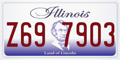 IL license plate Z697903