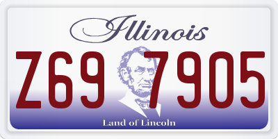 IL license plate Z697905