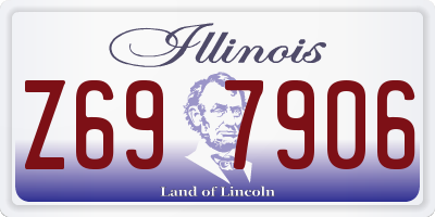 IL license plate Z697906