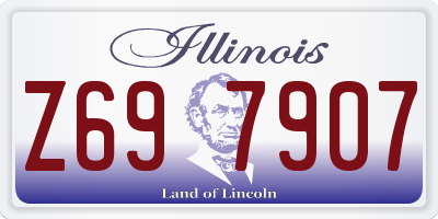 IL license plate Z697907