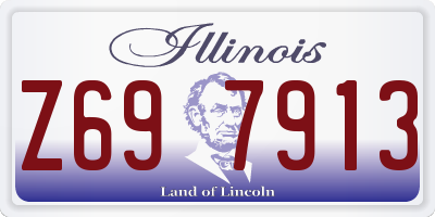 IL license plate Z697913