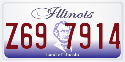 IL license plate Z697914