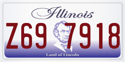 IL license plate Z697918