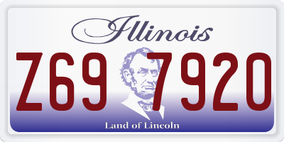 IL license plate Z697920