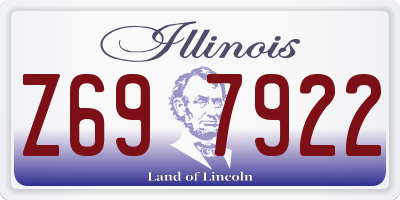 IL license plate Z697922