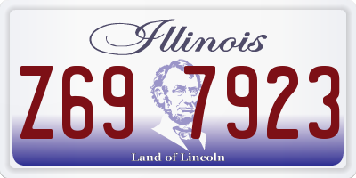 IL license plate Z697923