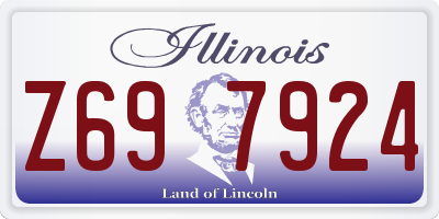 IL license plate Z697924