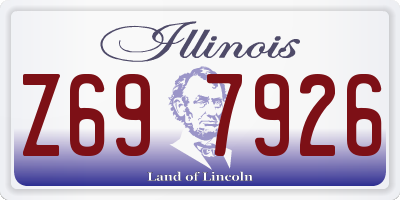 IL license plate Z697926