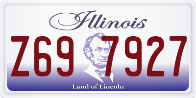 IL license plate Z697927