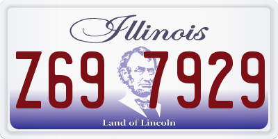 IL license plate Z697929