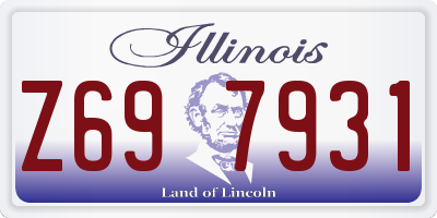 IL license plate Z697931
