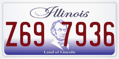 IL license plate Z697936