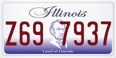 IL license plate Z697937