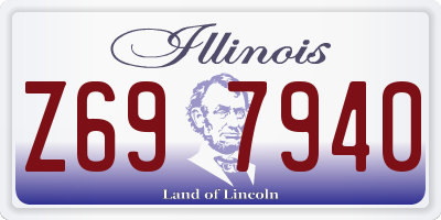 IL license plate Z697940