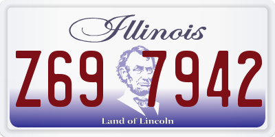 IL license plate Z697942