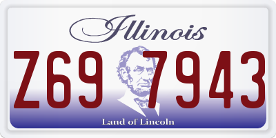 IL license plate Z697943