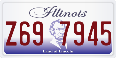 IL license plate Z697945