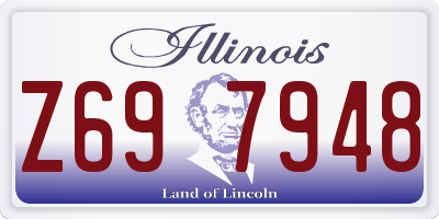 IL license plate Z697948