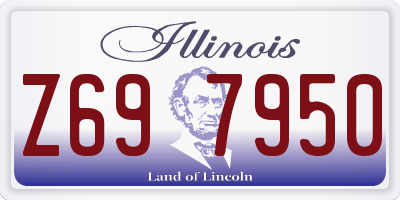 IL license plate Z697950