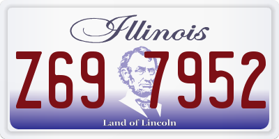 IL license plate Z697952