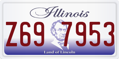 IL license plate Z697953