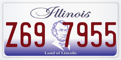 IL license plate Z697955