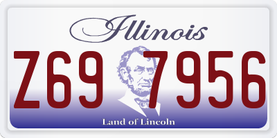 IL license plate Z697956