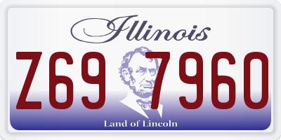 IL license plate Z697960