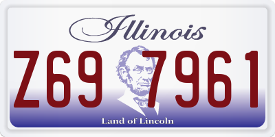 IL license plate Z697961
